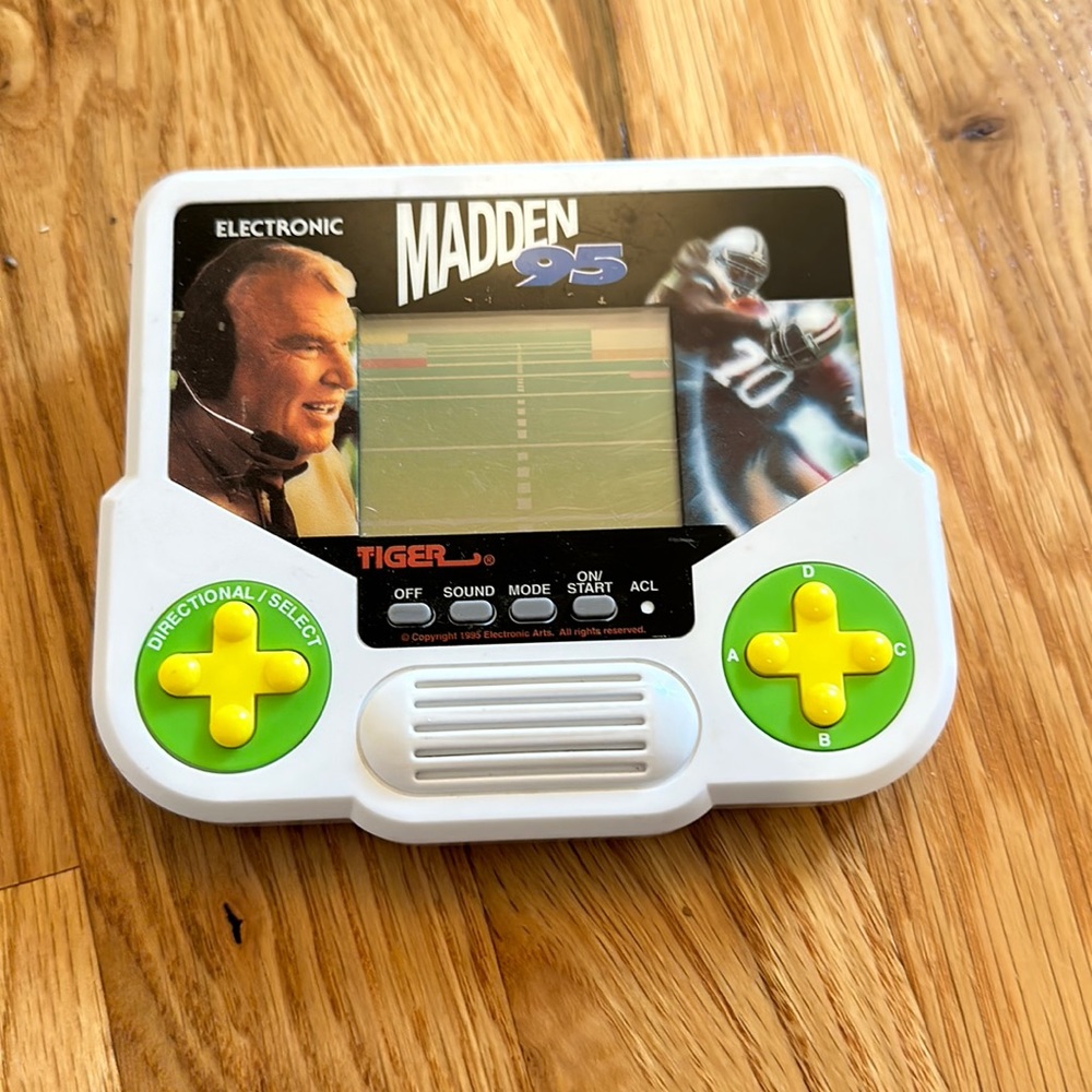 Electronic Madden 95 game